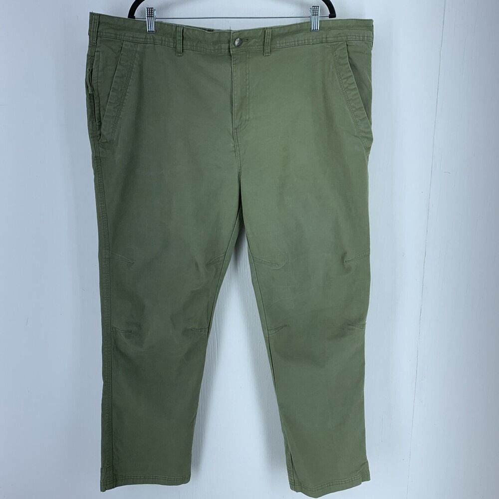 Ocean Coast Big & Tall Mens‎ 46 Chino Khaki Cargo Pants Stretch Outdoor Comfort